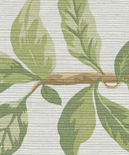 Load image into Gallery viewer, Pergola Grasscloth Wallpaper - Colourway: Chartreuse - Insitu