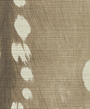 Load image into Gallery viewer, Fawn Spot Grasscloth Wallpaper - Colourway: Mink - Insitu