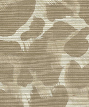 Load image into Gallery viewer, Wildcat Grasscloth Wallpaper - Colourway: Taupe - Insitu