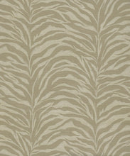 Load image into Gallery viewer, Serengeti Stripe Grasscloth Wallpaper - Colourway: Taupe - Swatch
