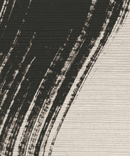 Load image into Gallery viewer, Zephyr Grasscloth Wallpaper - Colourway: Charcoal - Insitu