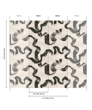 Load image into Gallery viewer, Zephyr Grasscloth Wallpaper - Colourway: Charcoal - Roll