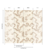 Load image into Gallery viewer, Zephyr Grasscloth Wallpaper - Colourway: Oat - Roll