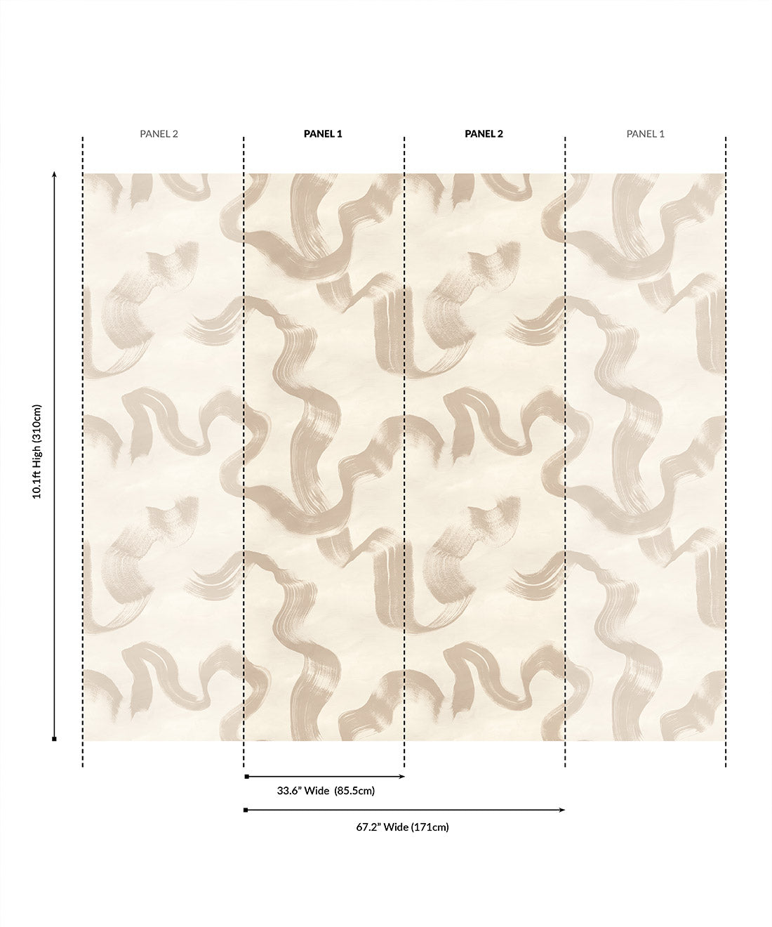 Zephyr Grasscloth Wallpaper - Colourway: Oat - Roll