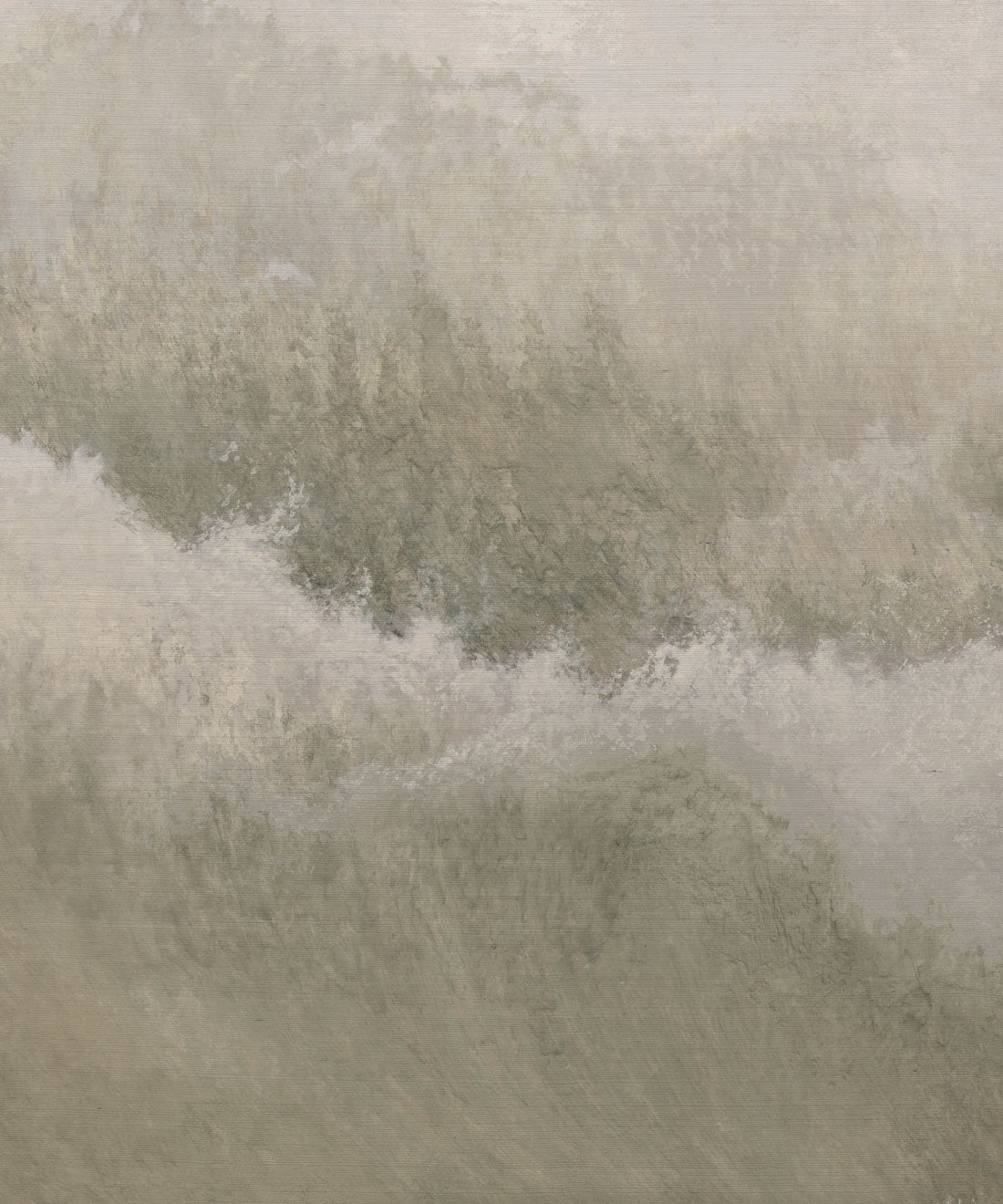 Swell Grasscloth Mural - Colourway: Drift - Swatch
