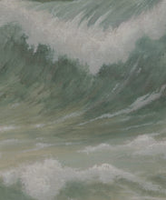 Load image into Gallery viewer, Swell Grasscloth Mural - Colourway: Sea Glass - Swatch
