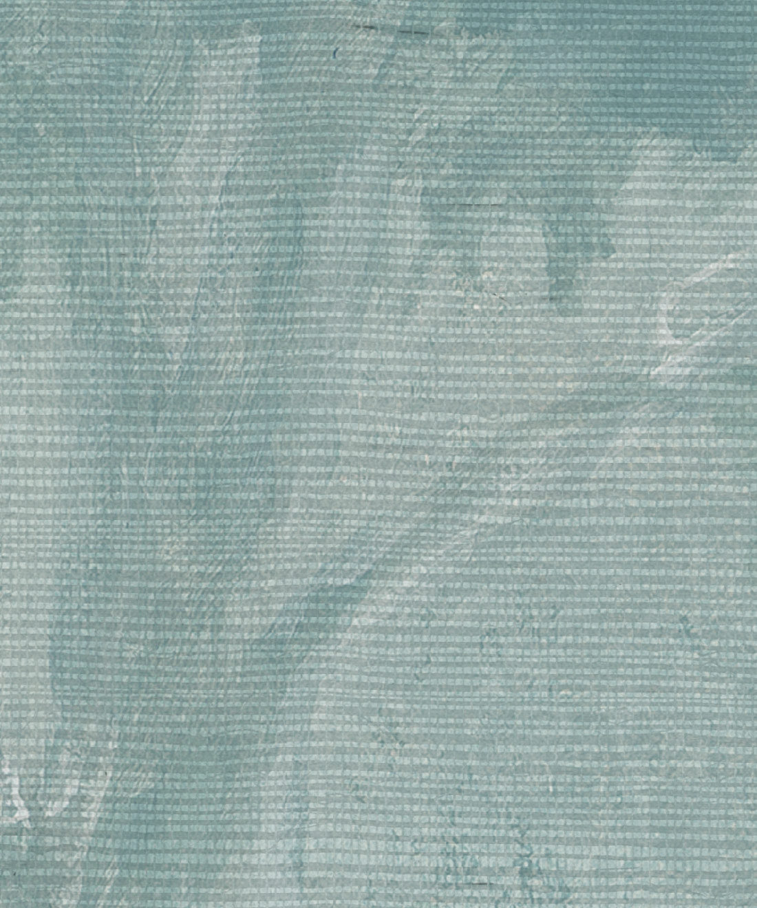 Great Divide Grasscloth Mural - Colourway: Blue Gum - Close Up