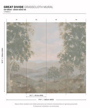 Load image into Gallery viewer, Great Divide Grasscloth Mural - Colourway: Day Break - Diagram