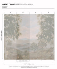 Load image into Gallery viewer, Great Divide Grasscloth Mural • Day Break • Swatch