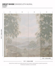 Load image into Gallery viewer, Great Divide Grasscloth Mural • Day Break • Swatch