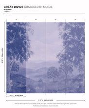 Load image into Gallery viewer, Great Divide Grasscloth Mural • Gloaming • Swatch