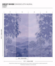 Load image into Gallery viewer, Great Divide Grasscloth Mural • Gloaming • Swatch