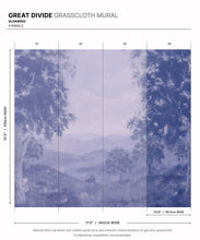 Load image into Gallery viewer, Great Divide Grasscloth Mural • Gloaming • Swatch
