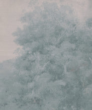 Load image into Gallery viewer, Valewood Grasscloth Mural - Colourway: Blue Hour - Swatch
