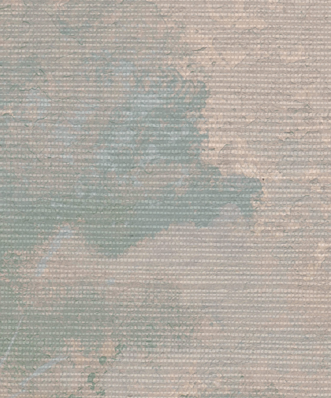Valewood Grasscloth Mural - Colourway: Eucalyptus - Close Up