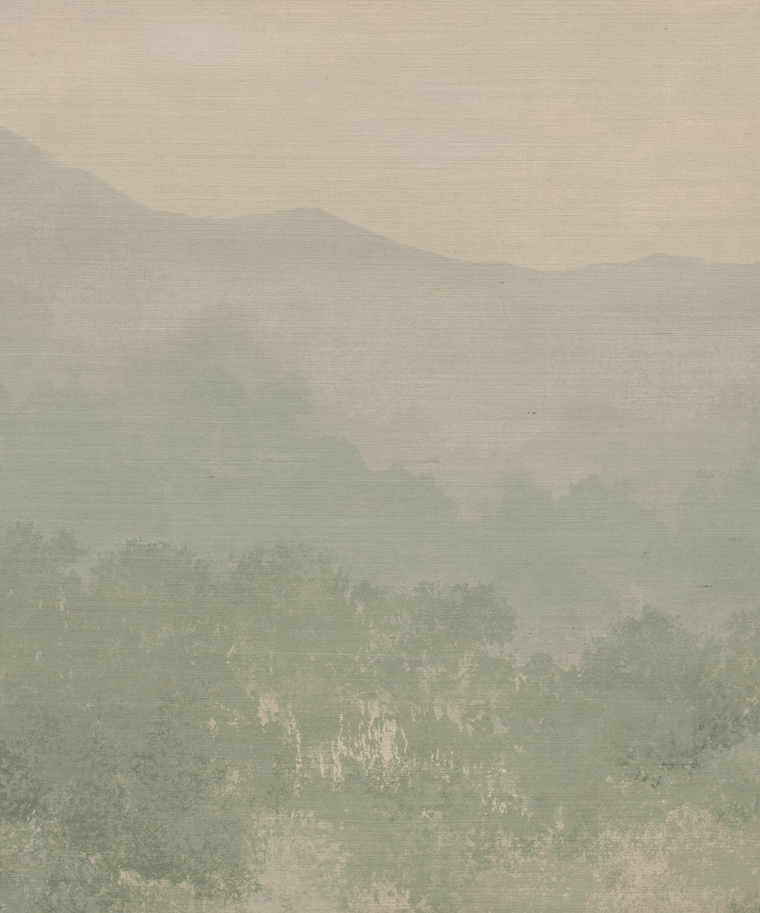 Valewood Grasscloth Mural - Colourway: Fern - Swatch