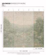 Load image into Gallery viewer, Valewood Grasscloth Mural • Fern • Swatch