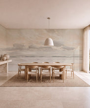 Load image into Gallery viewer, Longshore Grasscloth Mural - Colourway: Dune - Insitu