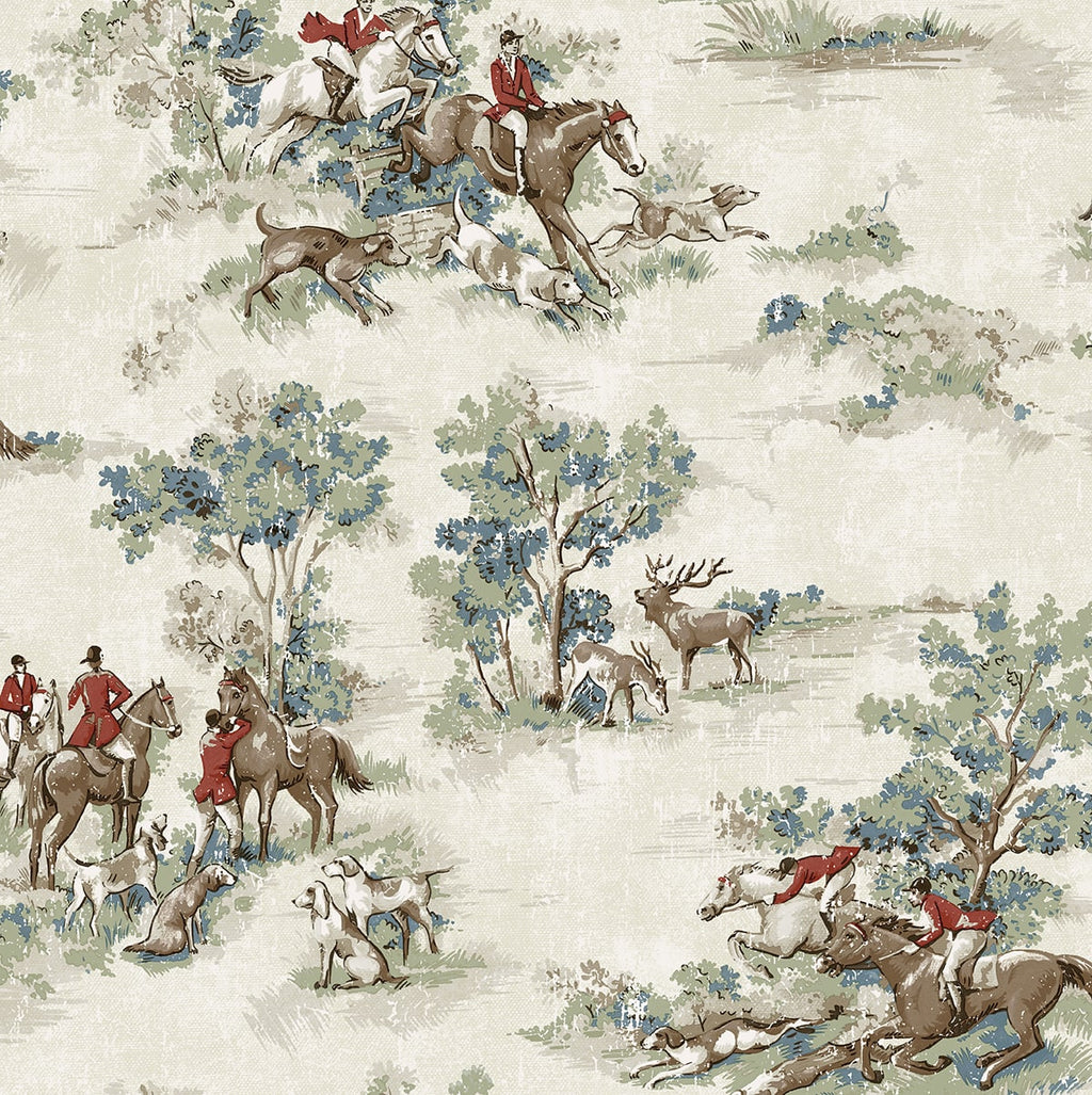 HORSE RACE PEEL AND STICK WALLPAPER