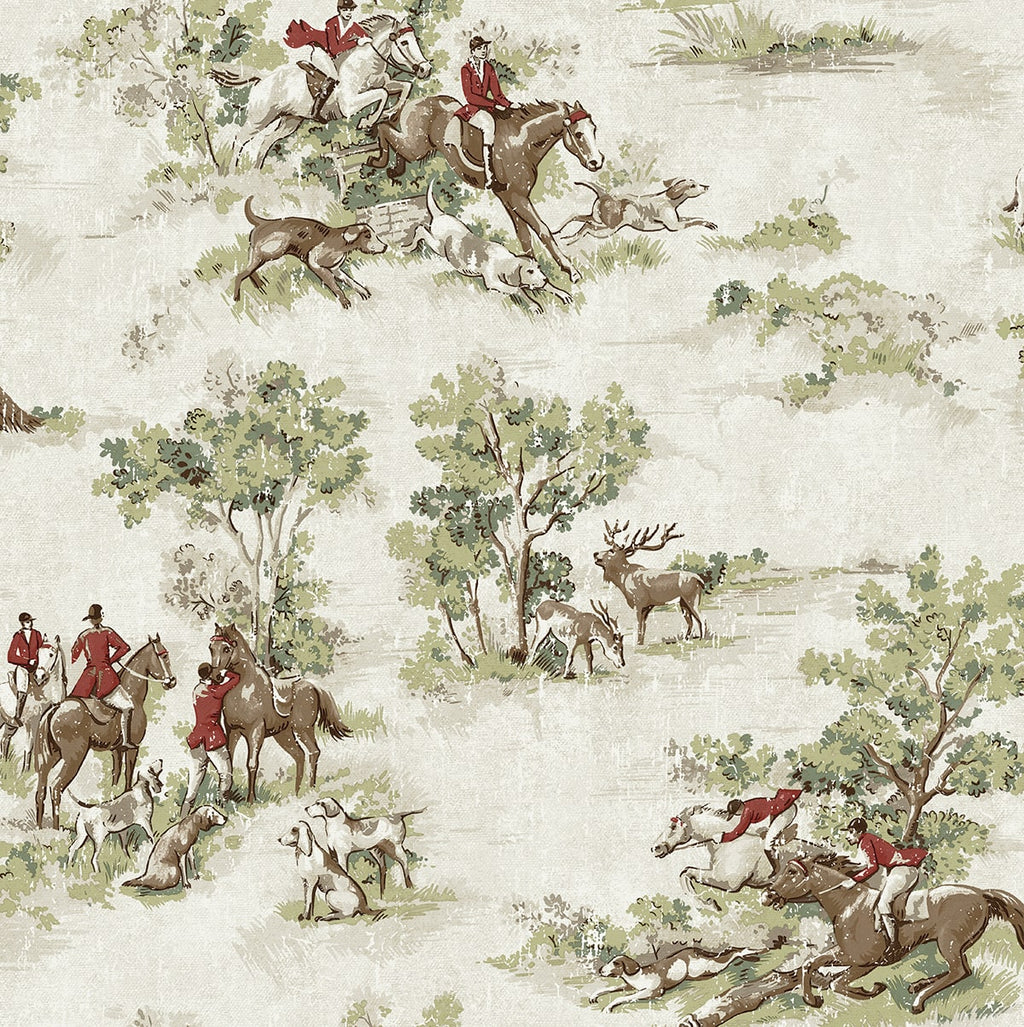 HORSE RACE PEEL AND STICK WALLPAPER