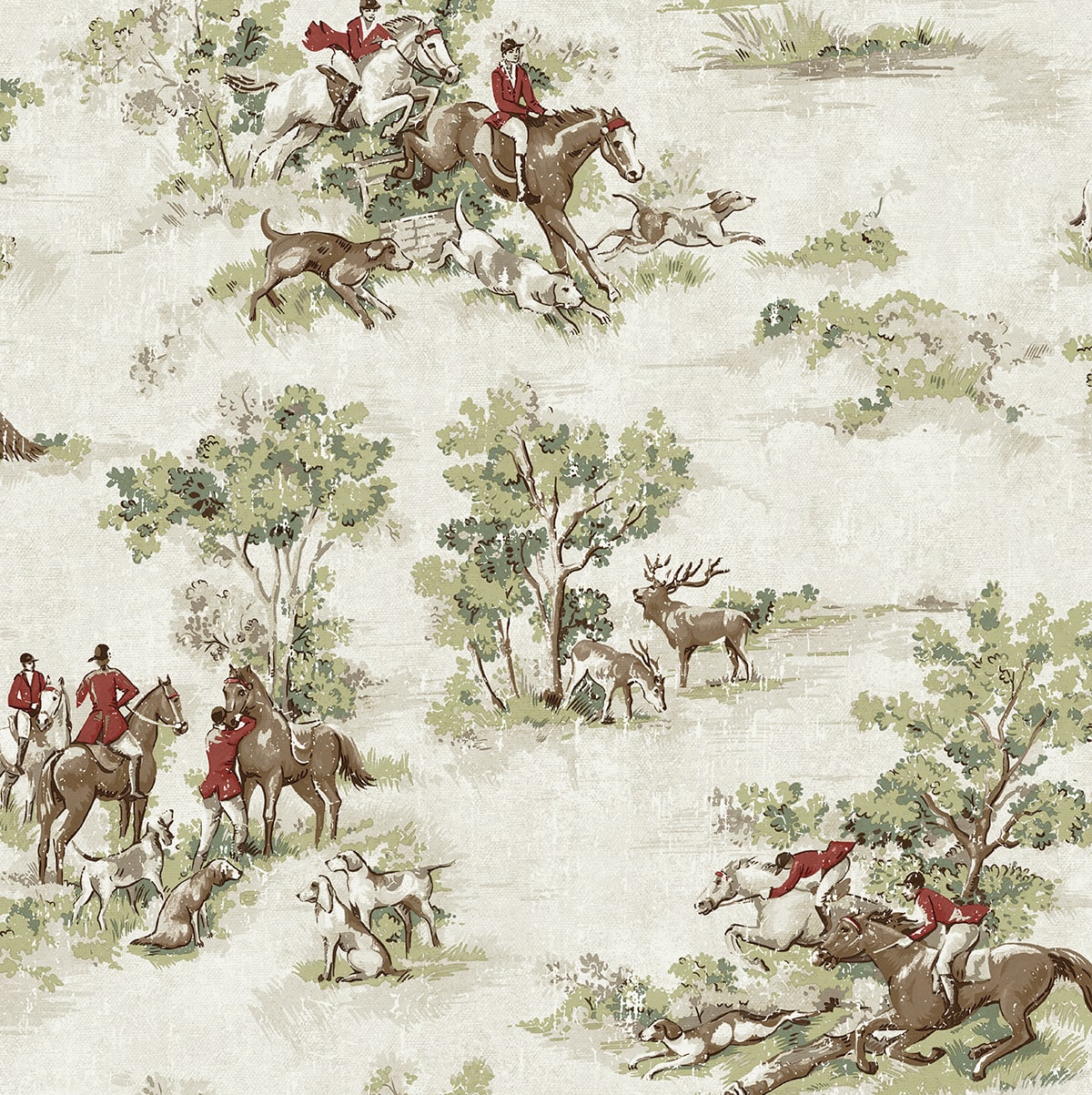 HORSE RACE PEEL AND STICK WALLPAPER
