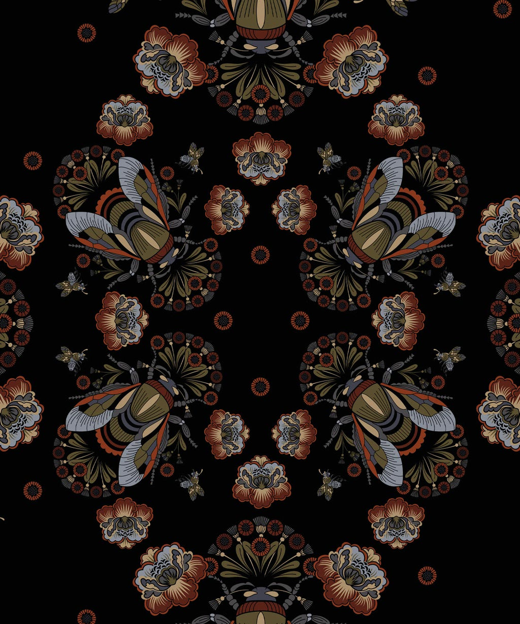 Bees Lace Wallpaper