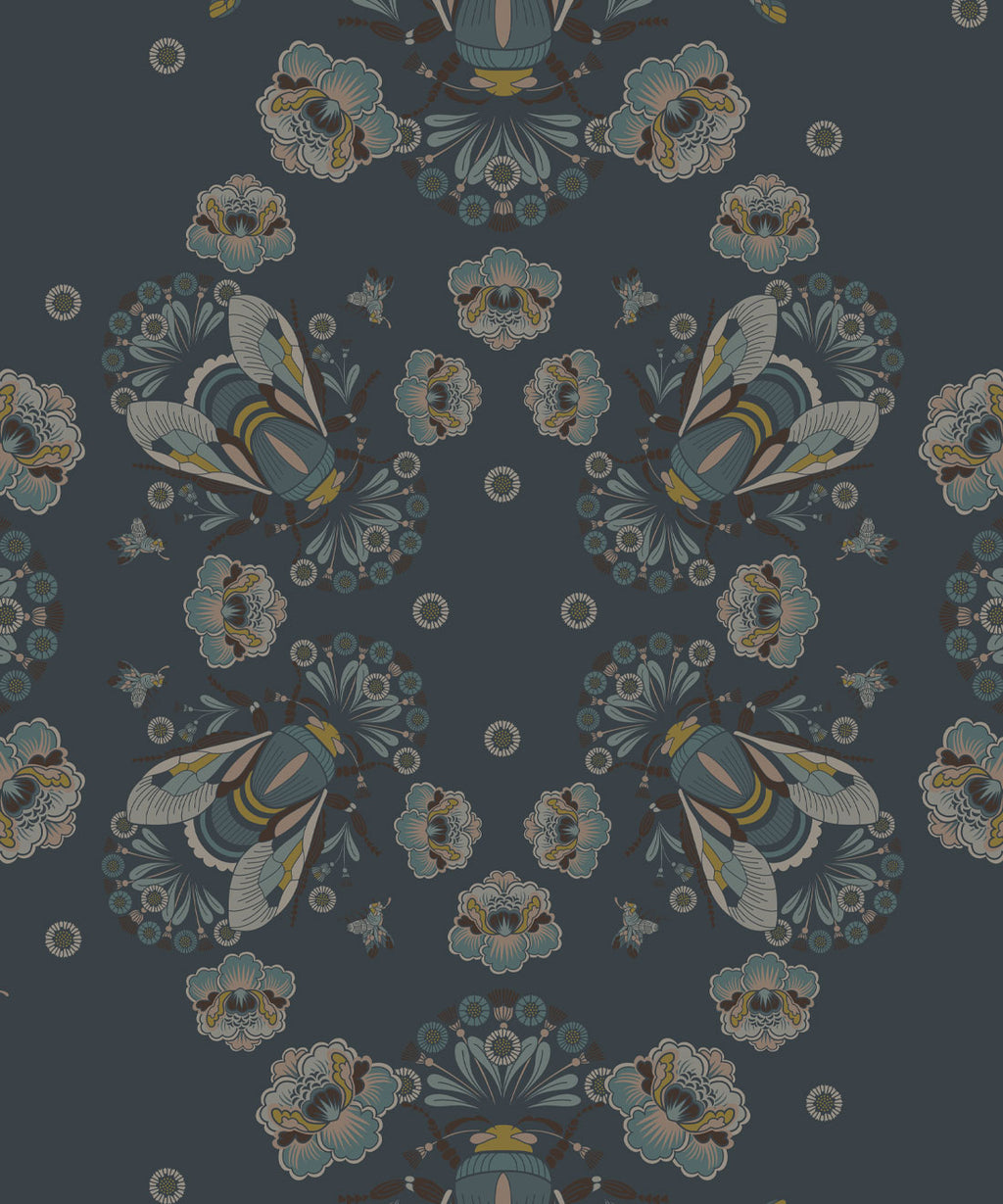 Bees Lace Wallpaper