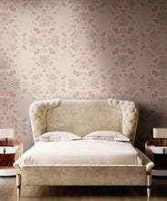 Load image into Gallery viewer, Bees Lace Wallpaper • Petal • Insitu