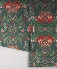 Load image into Gallery viewer, Bush Beauty Wallpaper • Navy • Rolls