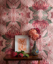 Load image into Gallery viewer, Bush Beauty Wallpaper • Pink • Insitu 1