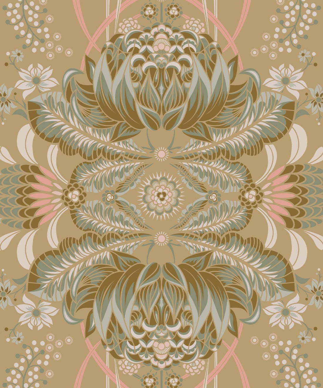 Bush Beauty Wallpaper • Toffee • Swatch