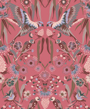 Load image into Gallery viewer, Gumnut Paradise Wallpaper • Cherry • Swatch
