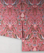 Load image into Gallery viewer, Gumnut Paradise Wallpaper • Cherry • Rolls