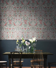 Load image into Gallery viewer, Gumnut Paradise Wallpaper • Fairy Floss • Insitu