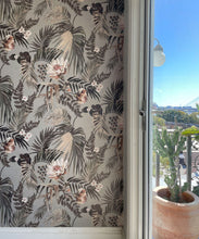 Load image into Gallery viewer, Majestic Palm Wallpaper • Fog • Insitu with Window