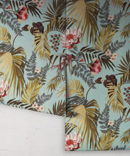 Load image into Gallery viewer, Majestic Palm Wallpaper • Mint • Rolls