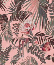 Load image into Gallery viewer, Majestic Palm Wallpaper • Rose • Swatch