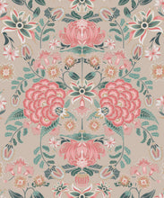 Load image into Gallery viewer, Waratah Wonderland Wallpaper • Ginger • Swatch
