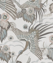 Load image into Gallery viewer, Bird Paradise Wallpaper - Colorway: Dove - Swatch