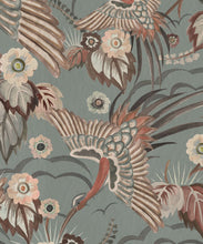 Load image into Gallery viewer, Bird Paradise Wallpaper - Colorway: Haze - Swatch