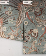 Load image into Gallery viewer, Bird Paradise Wallpaper - Colorway: Haze - Rolls