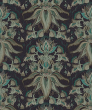 Load image into Gallery viewer, Sunset Lilies Wallpaper - House of Heras - Gardens of Andalucia - Lookbook - Colorway: Deep Sea - Insitu