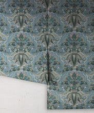 Load image into Gallery viewer, Sunset Lilies Wallpaper - House of Heras - Gardens of Andalucia - Lookbook - Colorway: Mineral - Roll