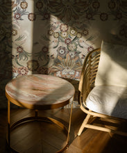 Load image into Gallery viewer, Hummingbird Garden Wallpaper - Colorway: Cream - Insitu