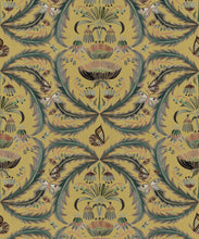 Load image into Gallery viewer, Magical Mariposa Wallpaper - Colorway: Gold - Swatch