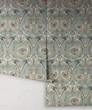 Load image into Gallery viewer, Paloma Wallpaper - Colorway: Dusky Blue - Rolls