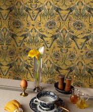 Load image into Gallery viewer, Paloma Wallpaper - Colorway: Sunshine - Insitu