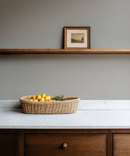 Load image into Gallery viewer, Ticking Stripe (Heritage Hall) Wallpaper - Colourway: Cobblestone - Insitu