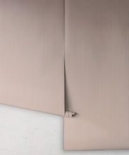 Load image into Gallery viewer, Ticking Stripe (Future Traditions) Wallpaper - Colourway: Mulberry Hearth - Roll