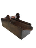 primitive wood box with lid